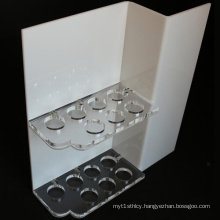 Retail Acrylic Cosmetic Display Stand, Pop Acrylic Display Shelf